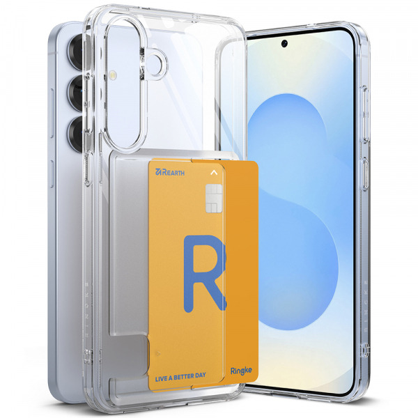 Husa pentru Samsung Galaxy S25 S931, Ringke, Fusion Card, Transparenta