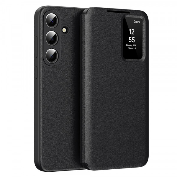 Husa pentru Samsung Galaxy S26 Plus S947, Techsuit, SmartView, Neagra