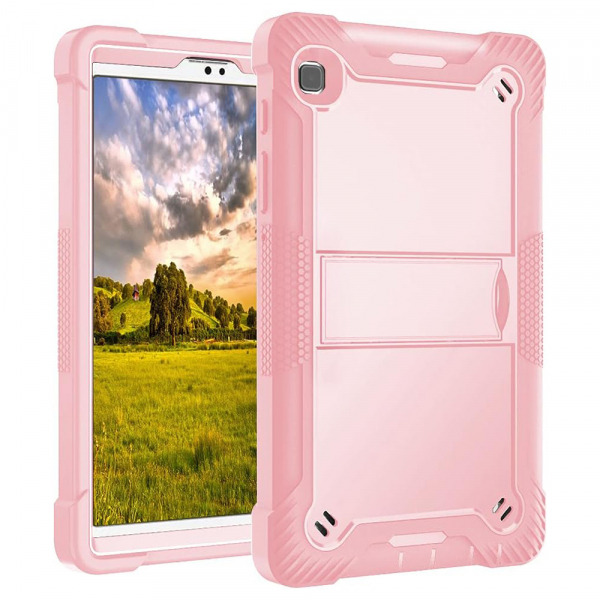 Husa pentru Samsung Galaxy Tab A7 10.4 (2020) / Tab A7 10.4 (2022), Techsuit, Rugged TabShell, Roz