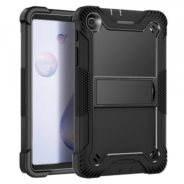 Husa pentru Samsung Galaxy Tab A7 Lite, Techsuit, Rugged TabShell, Neagra