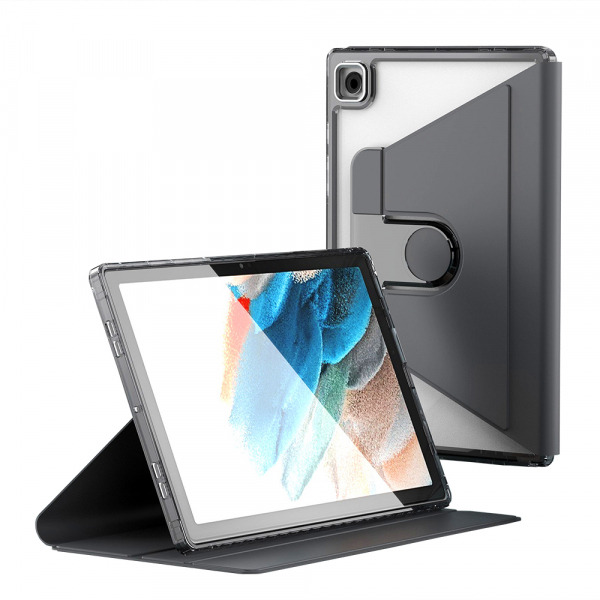 Husa pentru Samsung Galaxy Tab A8 10.5 (2021), Techsuit, Crystal Vision, Neagra