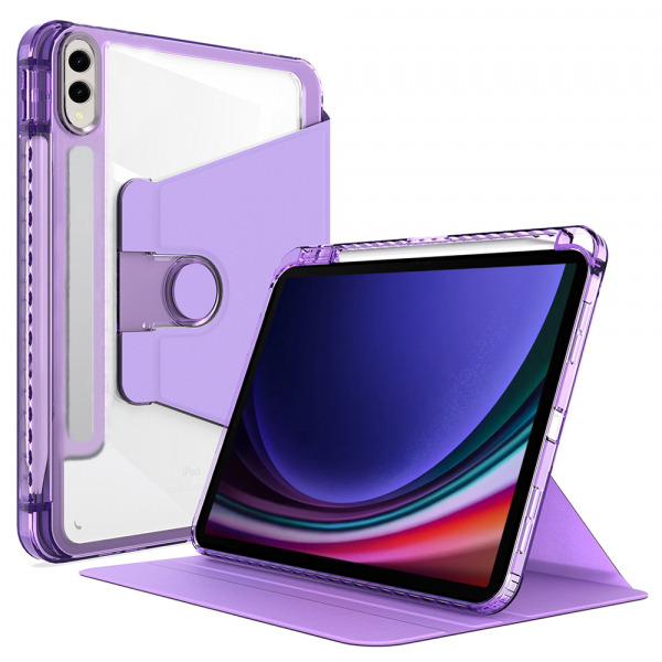 Husa pentru Samsung Galaxy Tab S10+ / Tab S9 FE+ / Tab S9+, Techsuit, Crystal Vision, Mov