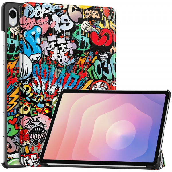 Husa pentru Samsung Galaxy Tab S11, Techsuit, FoldPro Urban Vibe, Multicolor