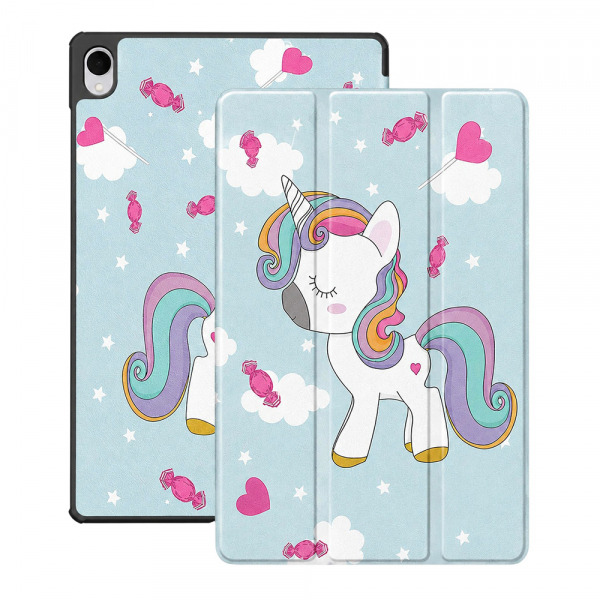 Husa pentru Samsung Galaxy Tab S12 Plus, Techsuit, FoldPro Unicorn, Multicolor
