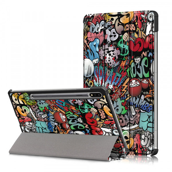 Husa pentru Samsung Galaxy Tab S8+ / Tab S7 FE / Tab S7+, Techsuit, FoldPro, Multicolor