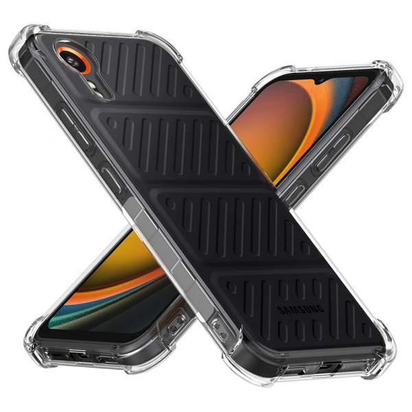Husa pentru Samsung Galaxy Xcover7 G556, Techsuit, Shockproof Clear, Transparenta