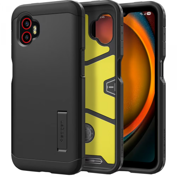 Husa pentru Samsung Galaxy XCover7 Pro, Spigen, Tough Armor, Neagra ACS09332