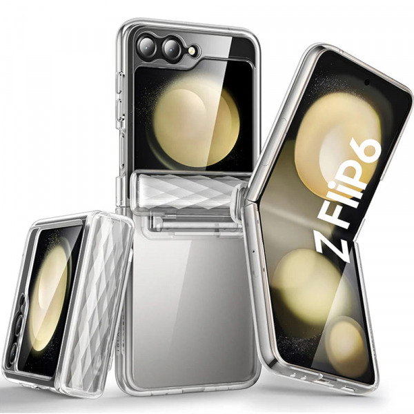 Husa pentru Samsung Galaxy Z Flip7 FE F761 / Z Flip6 F741, i-Blason, Cosmo, Transparenta