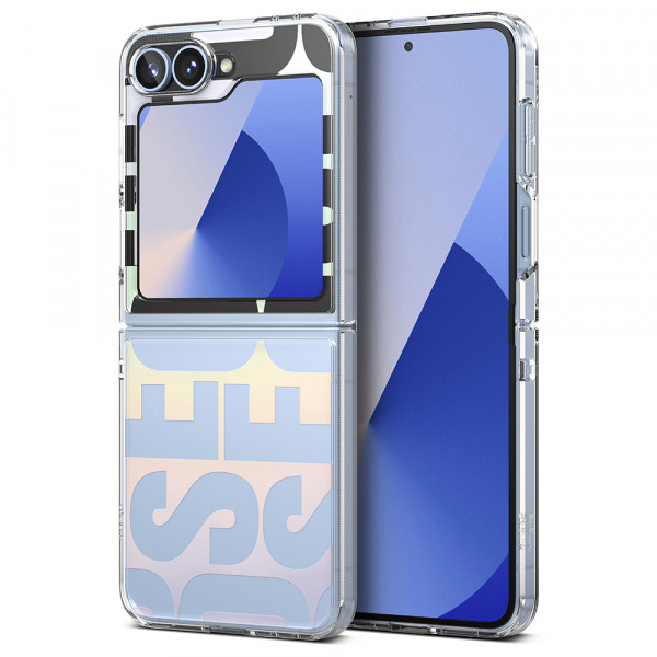 Husa pentru Samsung Galaxy Z Flip7 FE F761 / Z Flip6 F741, Ringke, Fusion Design, Transparenta