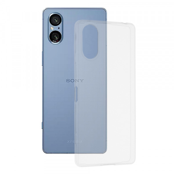 Husa pentru Sony Xperia 5 V, Techsuit, Clear, Transparenta