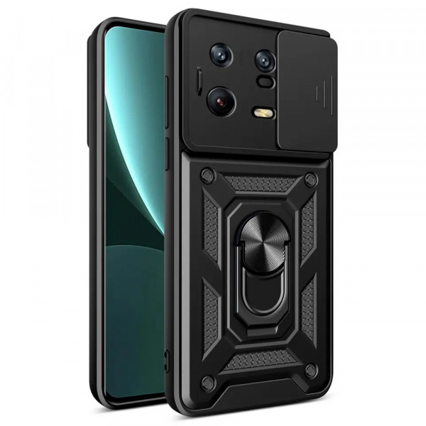Husa pentru Xiaomi 13 Pro, Techsuit, CamShield, Neagra