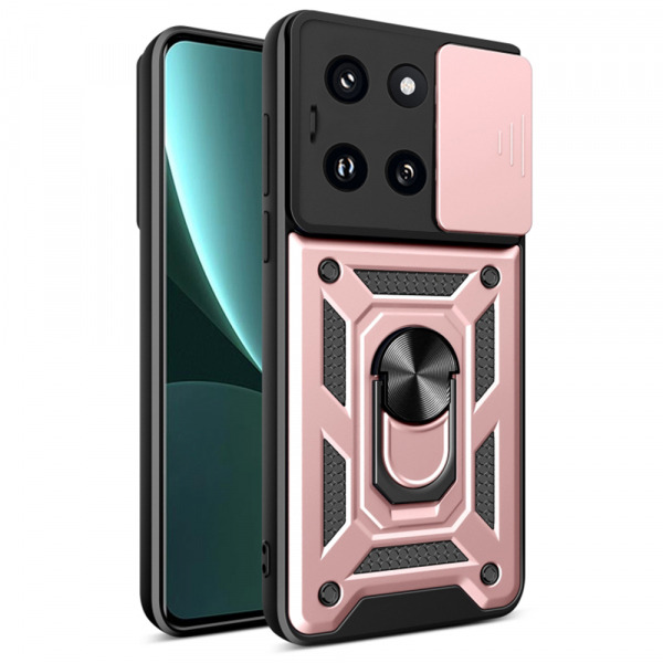 Husa pentru Xiaomi 14 Pro, Techsuit, CamShield, Roz