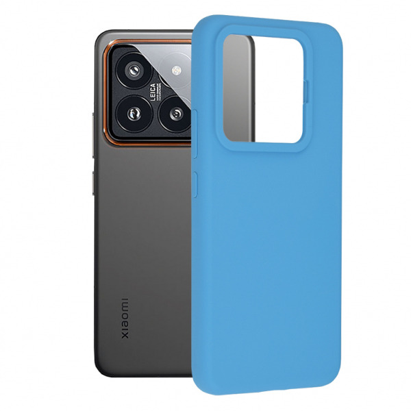 Husa pentru Xiaomi 14 Pro, Techsuit, Soft Edge, Albastra
