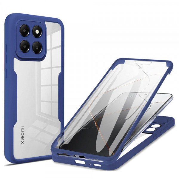 Husa pentru Xiaomi 14, Techsuit, ColorVerse 360, Albastra