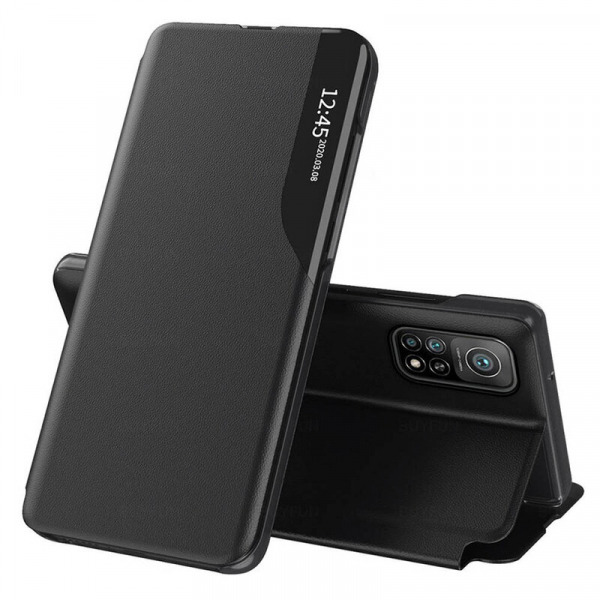 Husa pentru Xiaomi Mi 10T 5G / 10T Pro 5G, Techsuit, eFold, Neagra