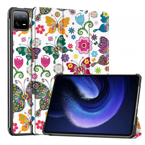 Husa pentru Xiaomi Pad 6 / 6 Pro, Techsuit, FoldPro Butterfly, Multicolor