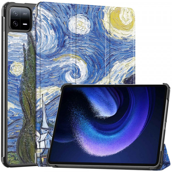 Husa pentru Xiaomi Pad 6 / 6 Pro, Techsuit, FoldPro Starry Night, Multicolor