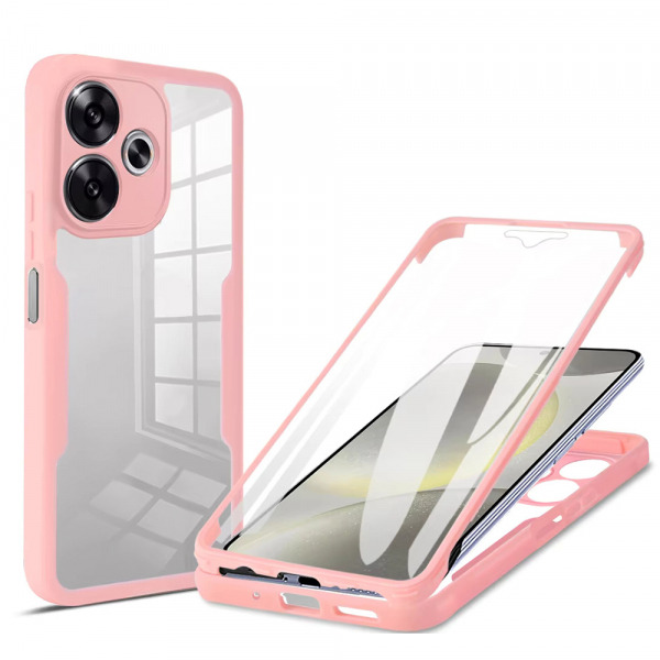 Husa pentru Xiaomi Poco F6, Techsuit, ColorVerse 360, Roz