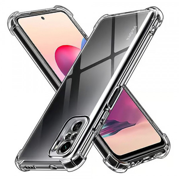 Husa pentru Xiaomi Poco M5s / Redmi Note 10S / Note 10, Techsuit, Shockproof Clear, Transparenta