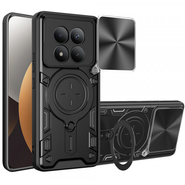 Husa pentru Xiaomi Poco M8 Pro / Redmi Note 15 Pro+ 5G, Techsuit, CamGuard Pro, Neagra