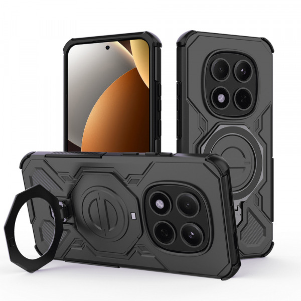 Husa pentru Xiaomi Poco M8 Pro / Redmi Note 15 Pro+ 5G, Techsuit, Carbon Shield Pro, Neagra