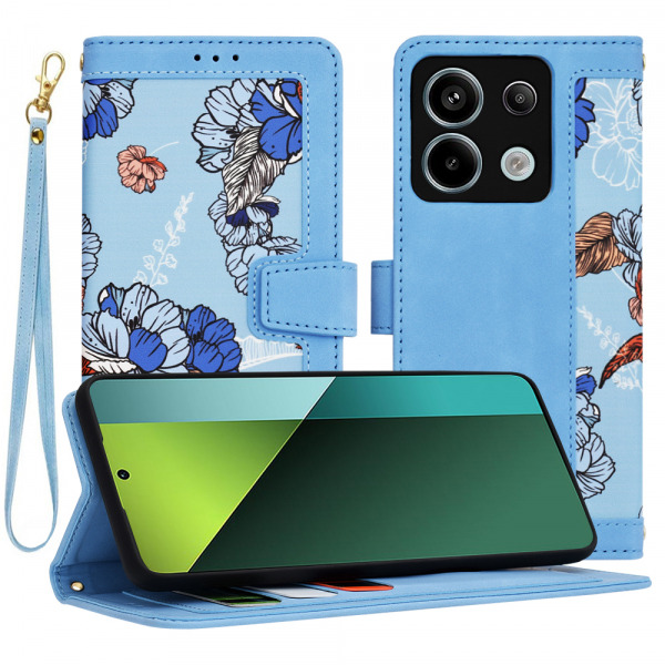 Husa pentru Xiaomi Poco X6 / Note 13 Pro 5G, Techsuit, FlipCraft, Bleu
