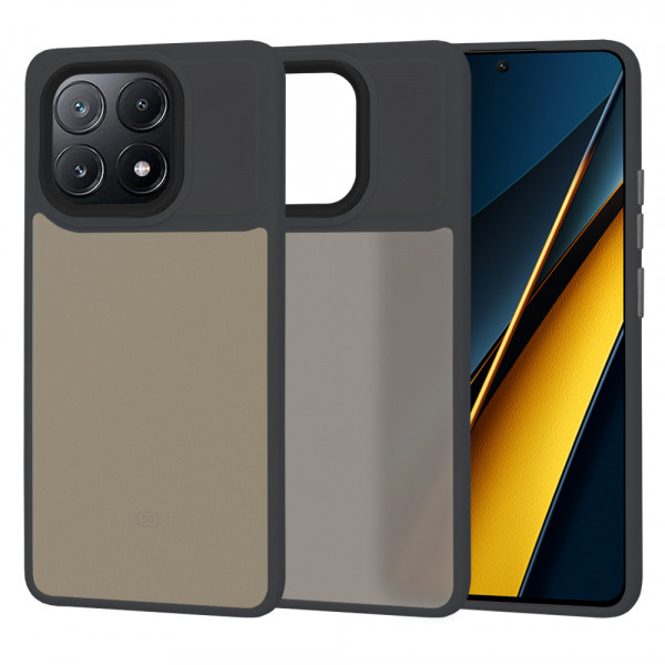 Husa pentru Xiaomi Poco X6 Pro, Techsuit, HaloFrost, Neagra