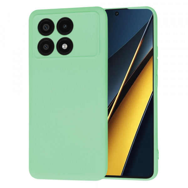 Husa pentru Xiaomi Poco X6 Pro, Techsuit, SoftFlex, Verde Deschis