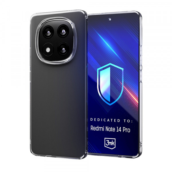 Husa pentru Xiaomi Poco X7 / Redmi Note 14 Pro 5G, 3MK, Clear, Transparenta