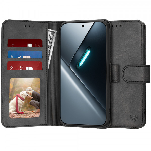 Husa pentru Xiaomi Poco X8 Pro, Techsuit, Diary Book, Neagra