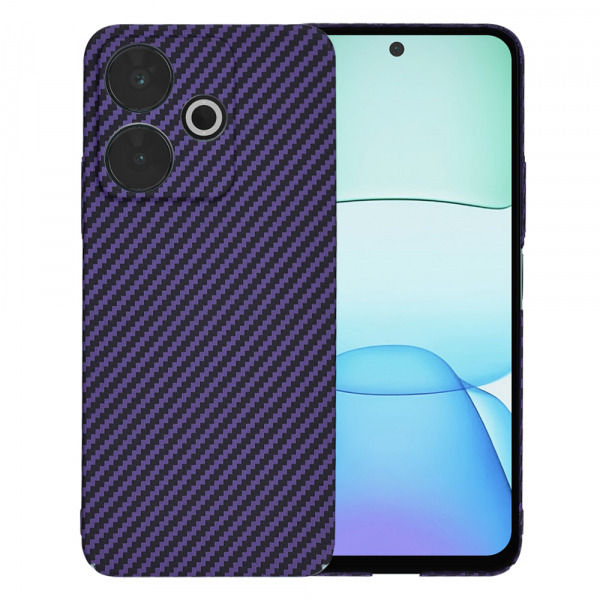 Husa pentru Xiaomi Redmi 13 / Poco M6, Techsuit, Carbonite FiberShell, Mov