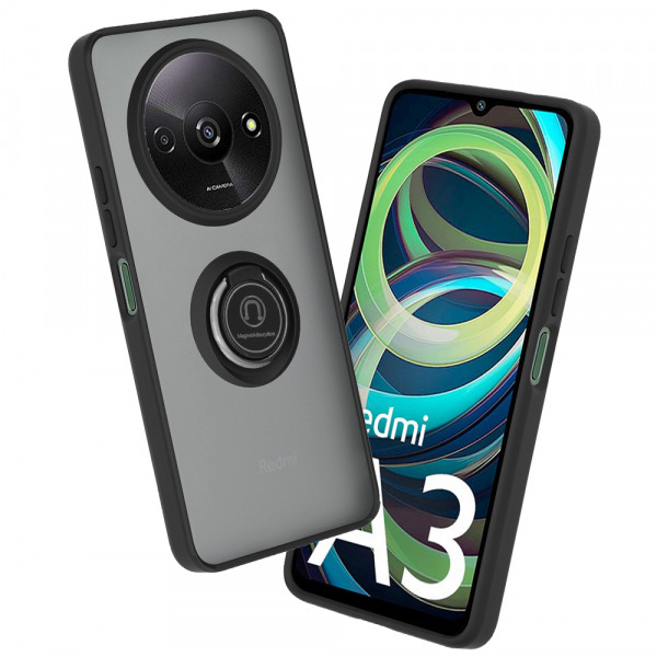 Husa pentru Xiaomi Redmi A3x / A3, Techsuit, Glinth, Neagra