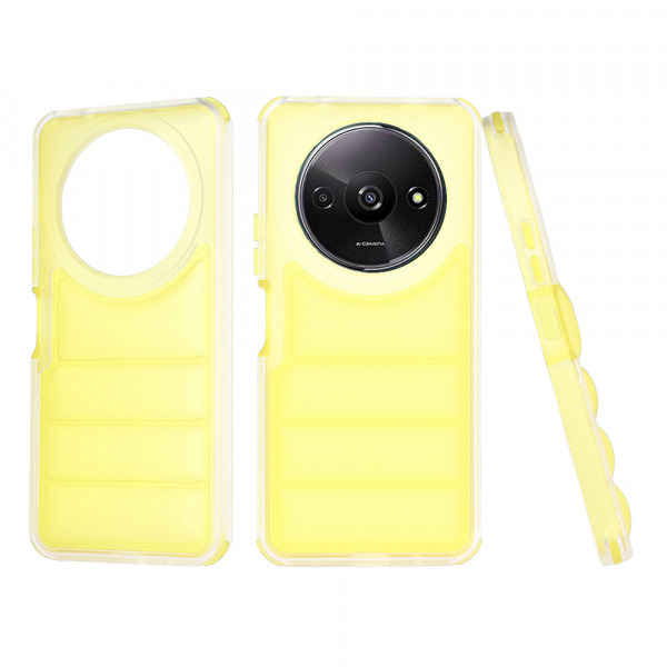 Husa pentru Xiaomi Redmi A3x / A3, Techsuit, Wave Shield, Galbena