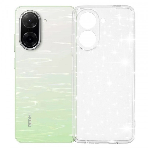 Husa pentru Xiaomi Redmi A5 4G (Standard), Techsuit, SparkleSkin, Transparenta