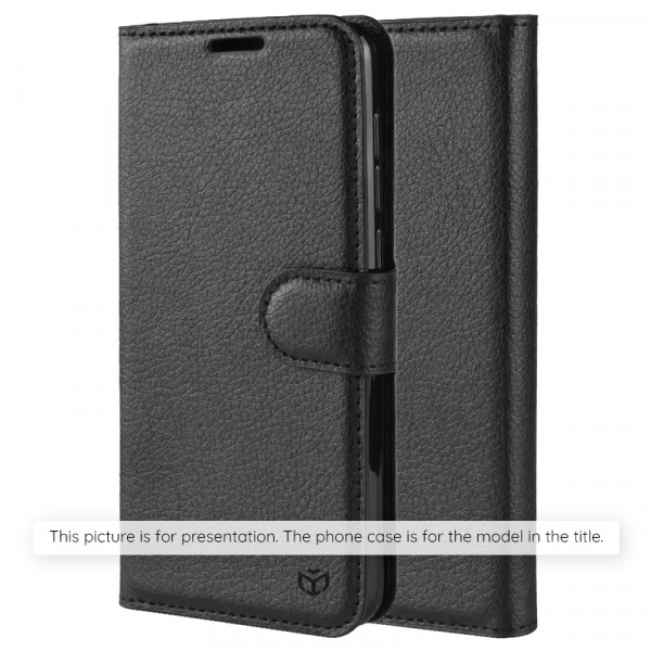 Husa pentru Xiaomi Redmi A5 4G (Standard), Techsuit, Leather Folio, Neagra