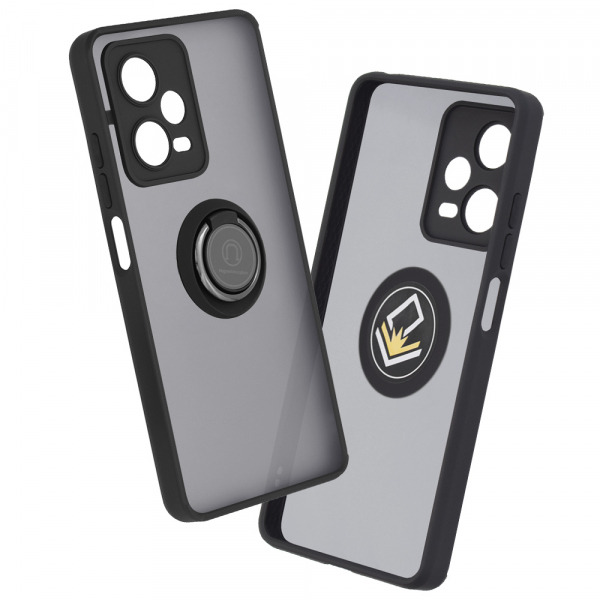 Husa pentru Xiaomi Redmi Note 12 Pro 5G, Techsuit, Glinth, Neagra
