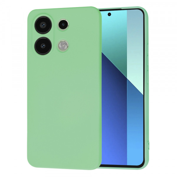 Husa pentru Xiaomi Redmi Note 13 4G, Techsuit, SoftFlex, Verde Deschis