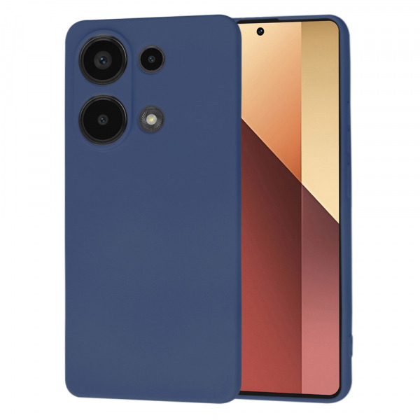 Husa pentru Xiaomi Redmi Note 13 Pro 4G / Poco M6 Pro 4G, Techsuit, SoftFlex, Bleumarin