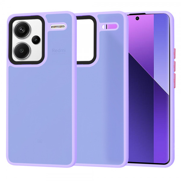Husa pentru Xiaomi Redmi Note 13 Pro+, Techsuit, HaloFrost, Mov Deschis