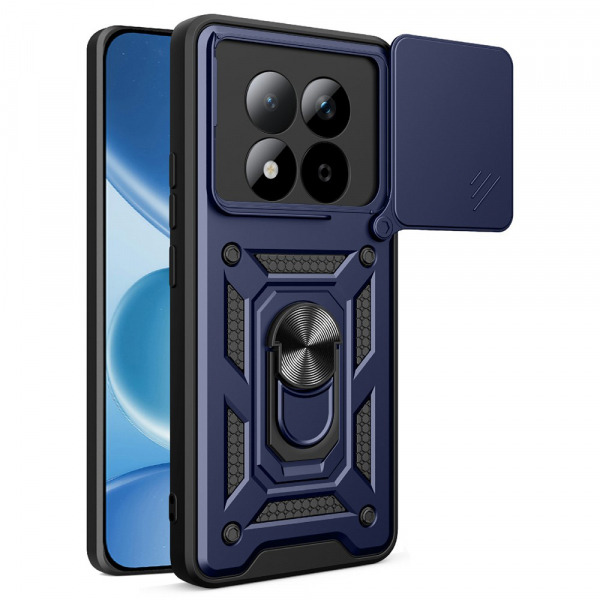 Husa pentru Xiaomi Redmi Note 15 Pro 5G, Techsuit, CamShield, Albastra