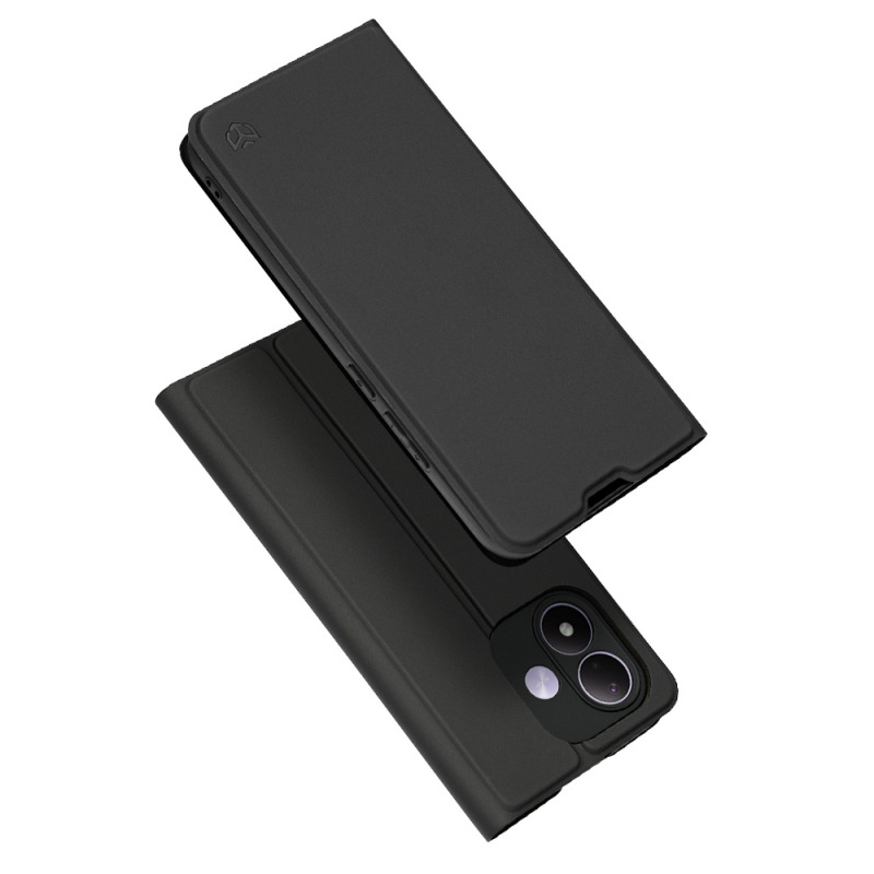 Husa pentru Xiaomi Redmi Note 17 4G / Note 17 5G, Techsuit, Magskin Book, Neagra