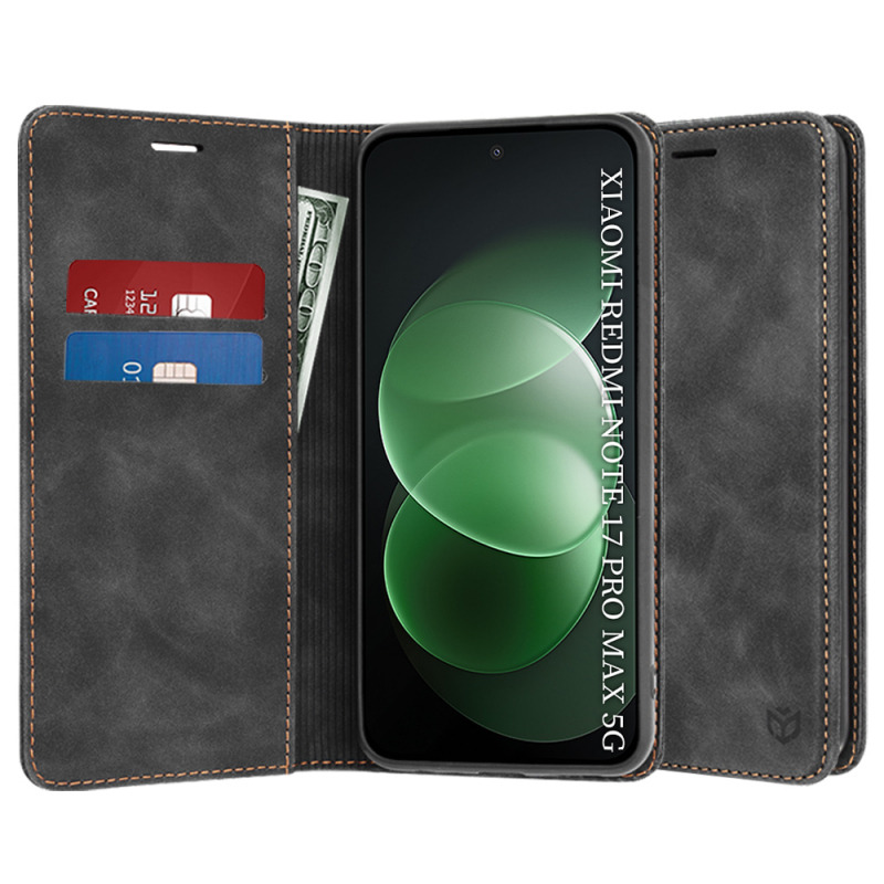 Husa pentru Xiaomi Redmi Note 17 Pro Max, Techsuit, Confy, Neagra