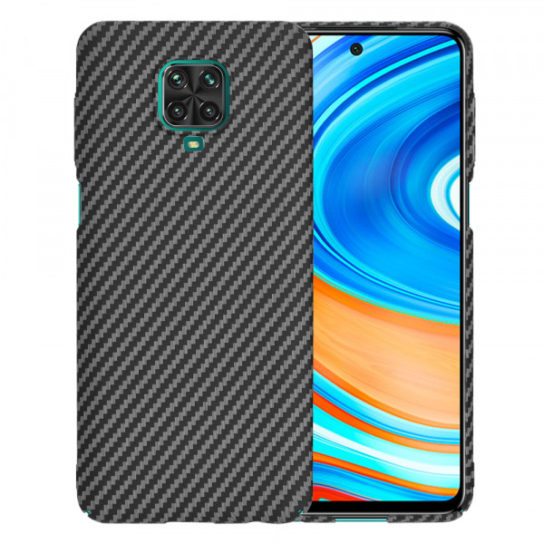 Husa pentru Xiaomi Redmi Note 9S / Note 9 Pro / Note 9 Pro Max, Techsuit, Carbonite FiberShell, Neagra