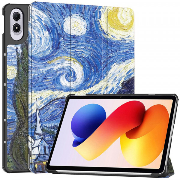 Husa pentru Xiaomi Redmi Pad 2 Pro, Techsuit, FoldPro Starry Night, Multicolor