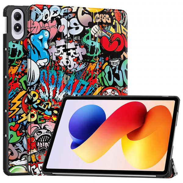 Husa pentru Xiaomi Redmi Pad 2 Pro, Techsuit, FoldPro Urban Vibe, Multicolor