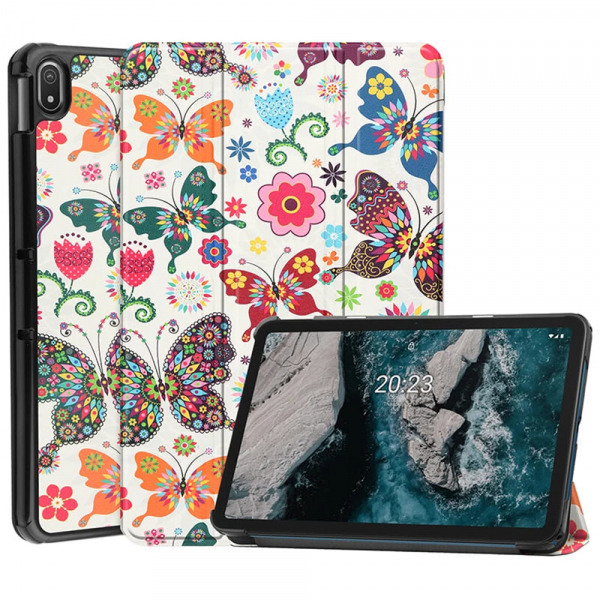 Husa pentru Xiaomi Redmi Pad 2, Techsuit, FoldPro Butterfly, Multicolor