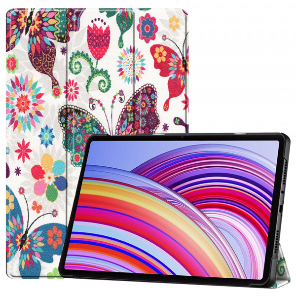 Husa pentru Xiaomi Redmi Pad Pro / Pad / Pad Pro 5G, Techsuit, FoldPro Butterfly, Multicolor