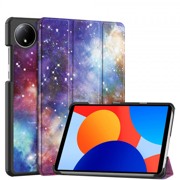 Husa pentru Xiaomi Redmi Pad SE 8.7, Techsuit, FoldPro Galaxy, Multicolor