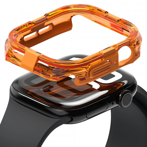 Husa Ringke Fusion pentru Apple Watch Series 10 / 11 46mm, Portocalie