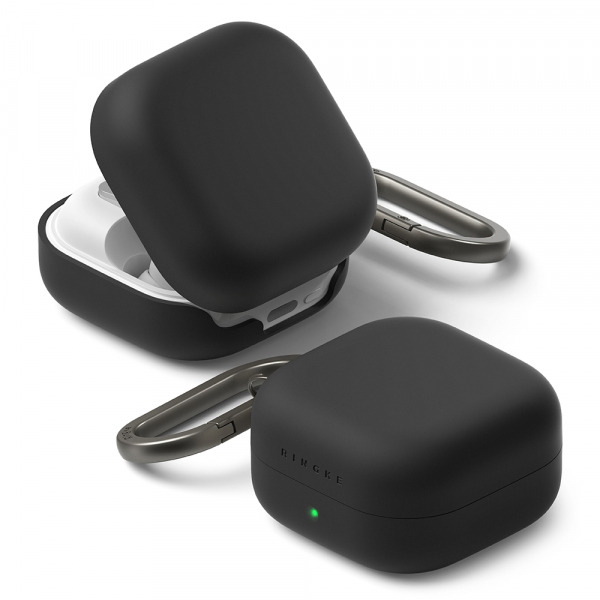 Husa Ringke pentru Samsung Galaxy Buds4 / Buds4 Pro, Neagra